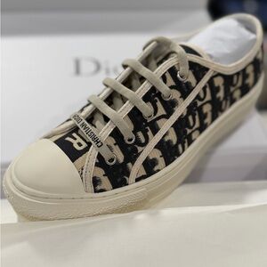 Dior Black and Cream Women's Sneakers